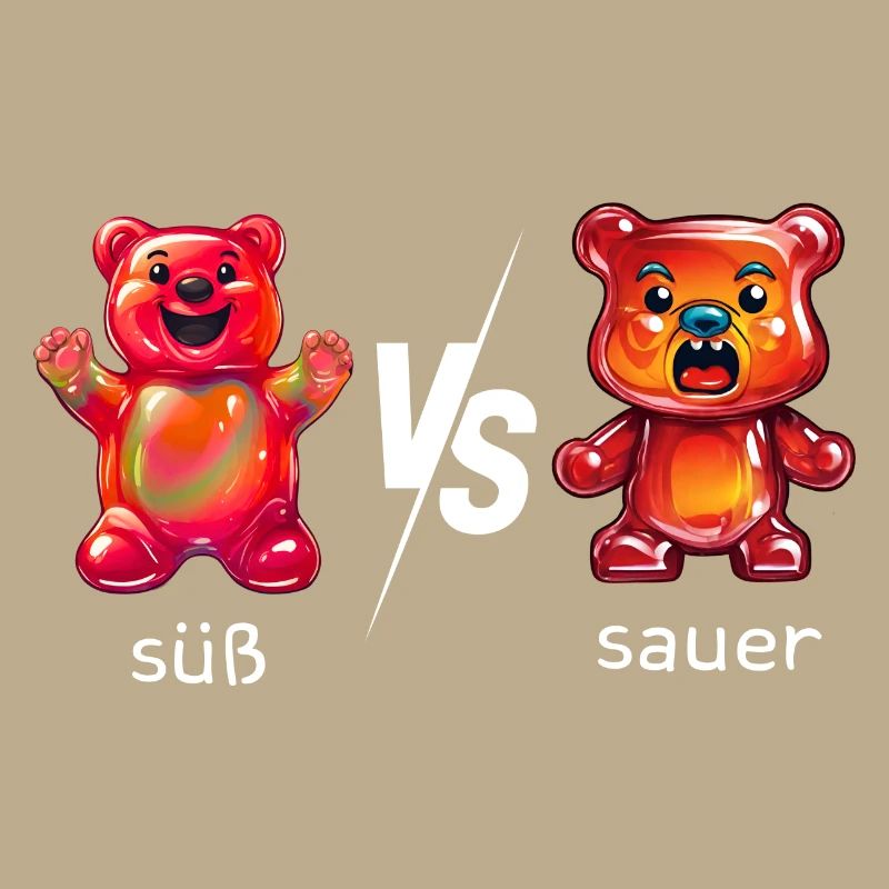 Süßes oder Saueres Gummibären