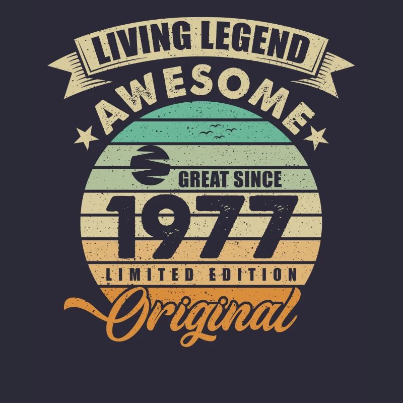 1977 Geburtstag Retro Orginal