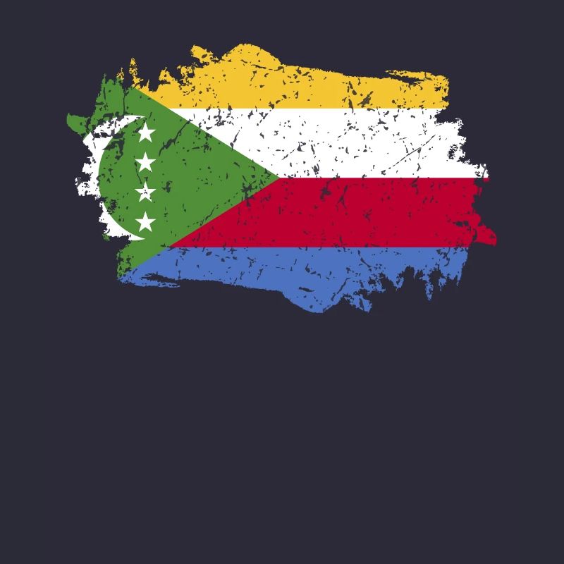 Drapeau des Comores Grunge Drapeau des Comores