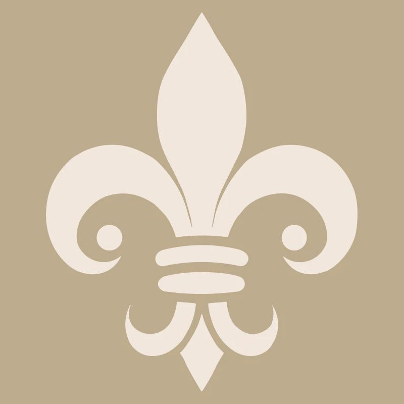 Schlichtes Fleur de lys Design