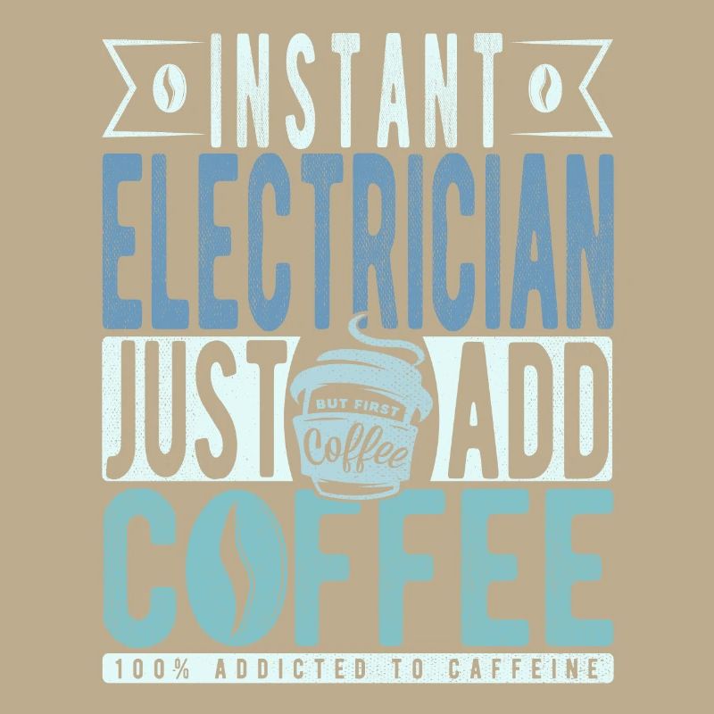 Électricien instantané Il suffit d’ajouter du café