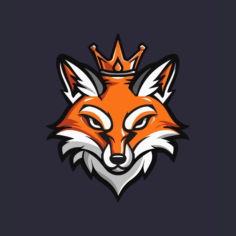 Fuchs Kopf Krone