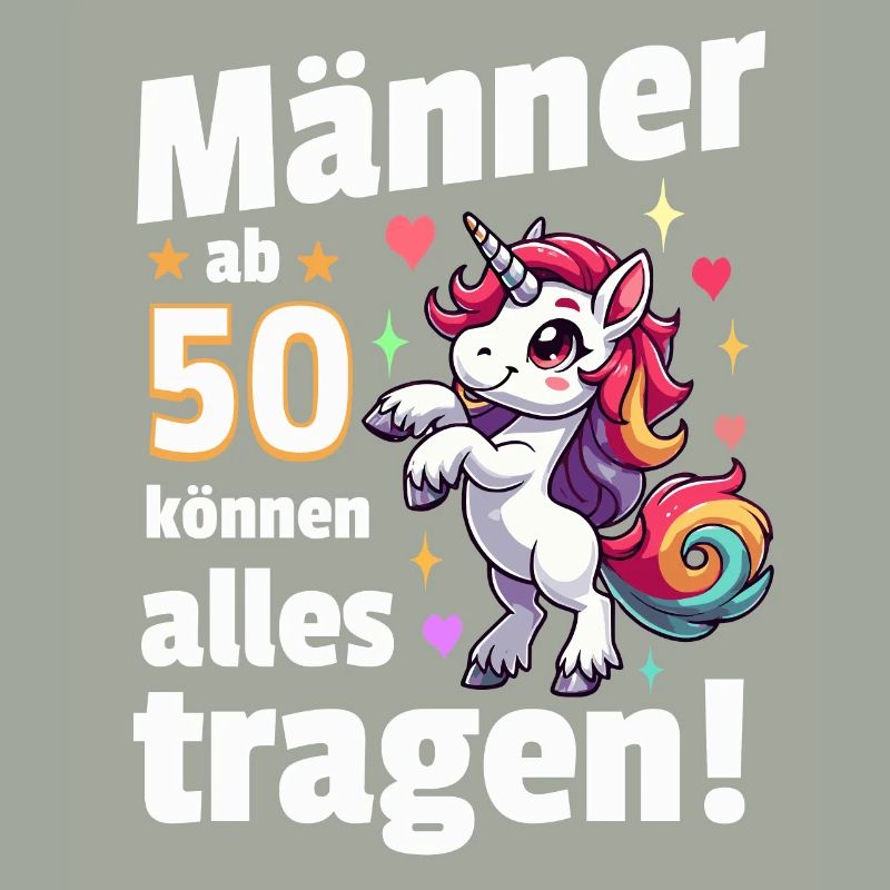 Mann 50. Geburtstag. Lustiger Spruch Geschenkidee