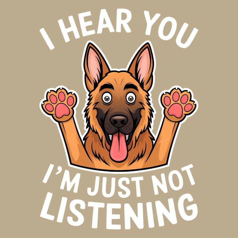 Deutscher Schäferhund Spruch Schäferhund Geschenk