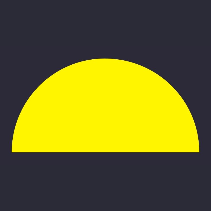 Halbkreis / half circle (1c)