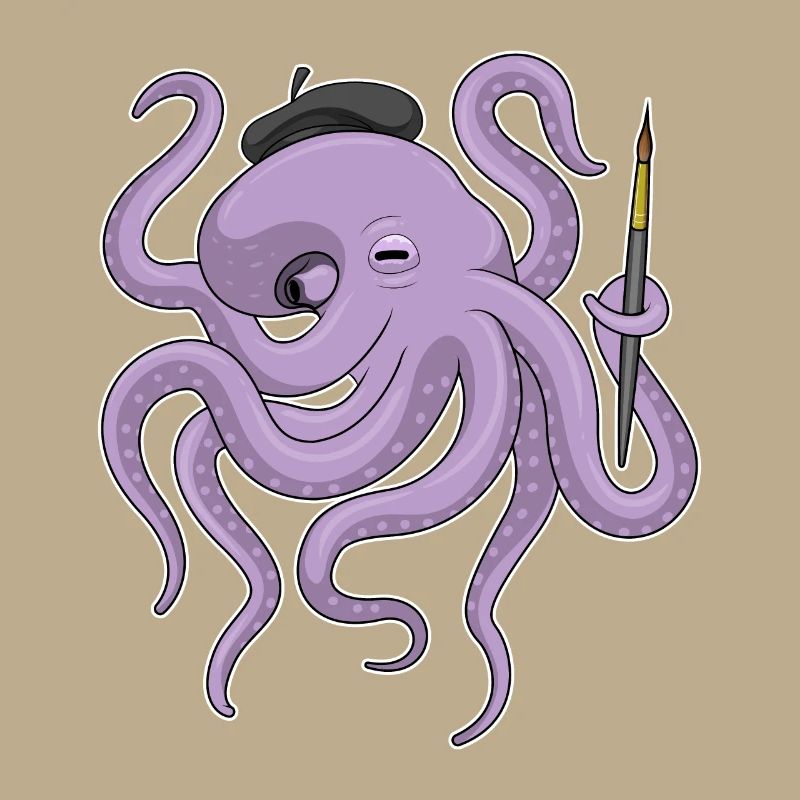 Octopus Painter Brush