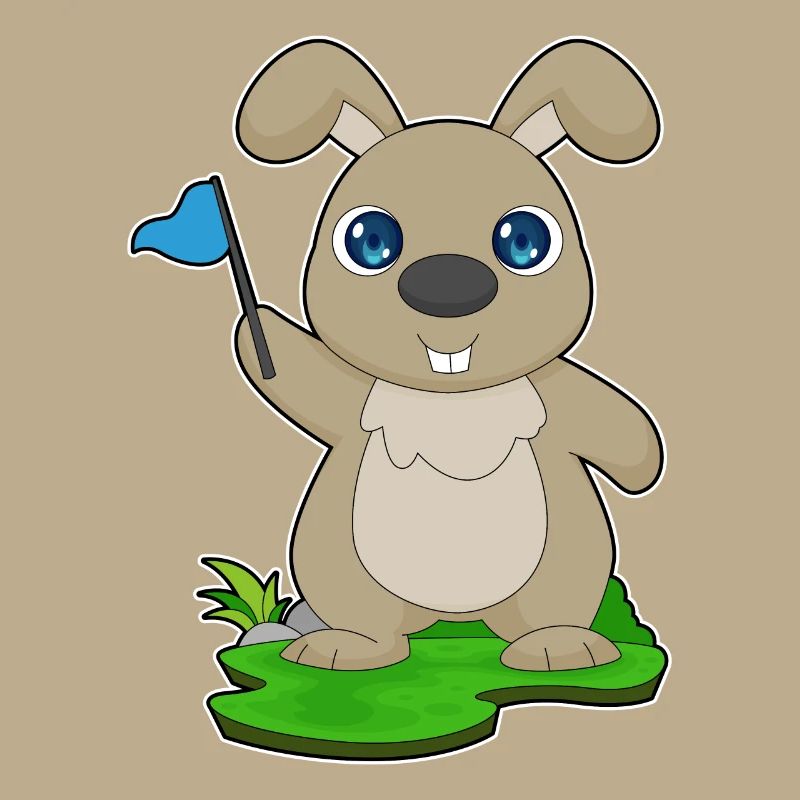 Drapeau du lapin