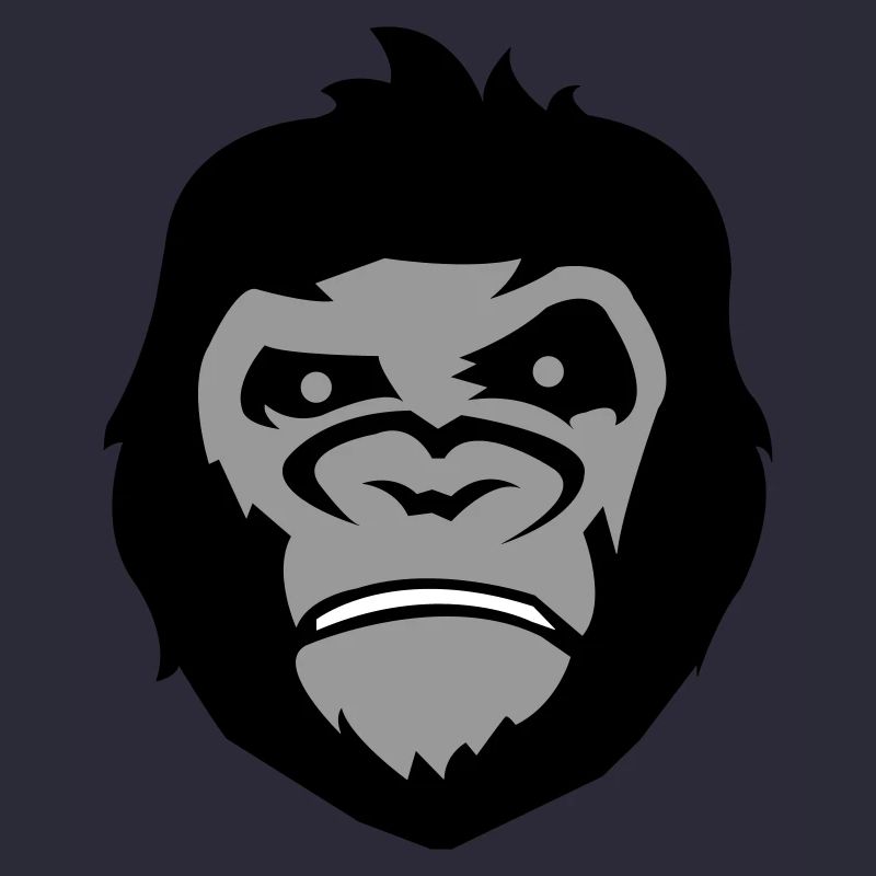 Visage de gorille
