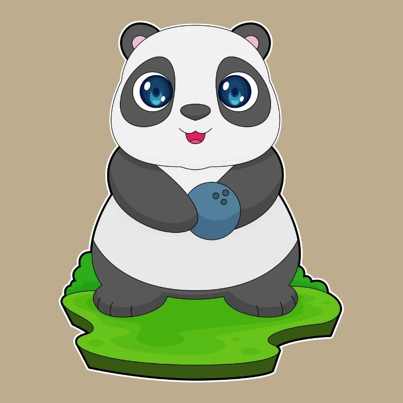 Panda Bowling Boule de bowling
