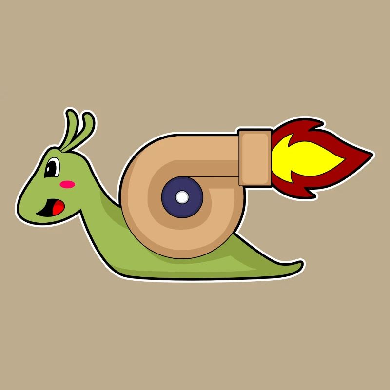 Escargot Jogger Jogging Rocket