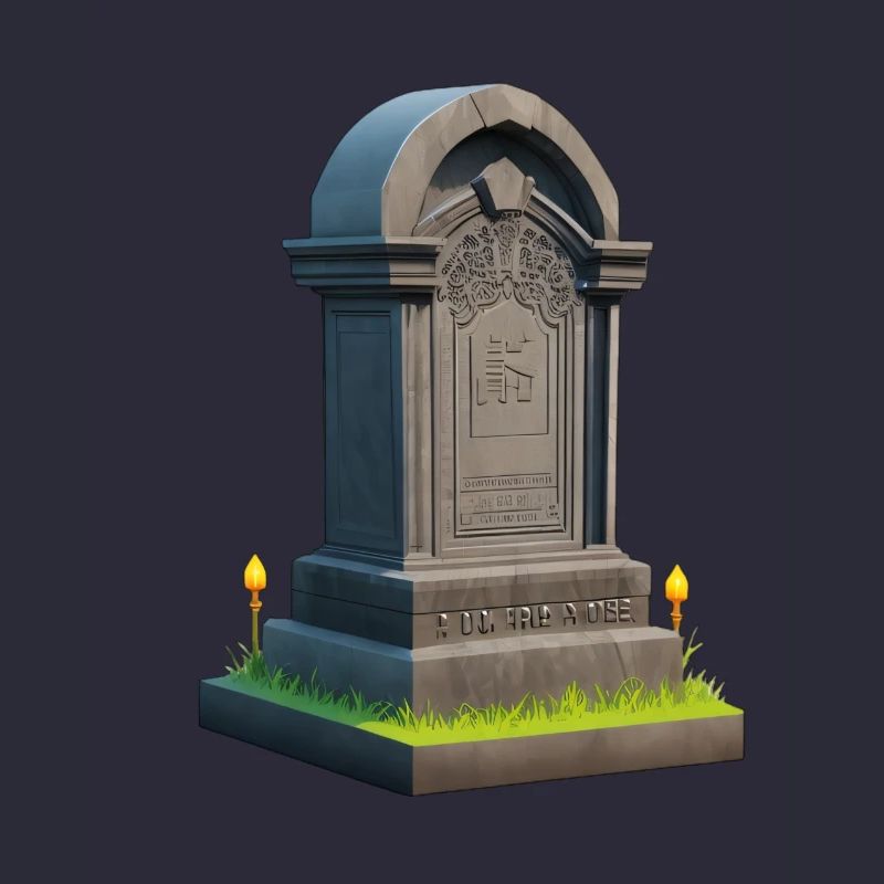 Halloween Grabstein