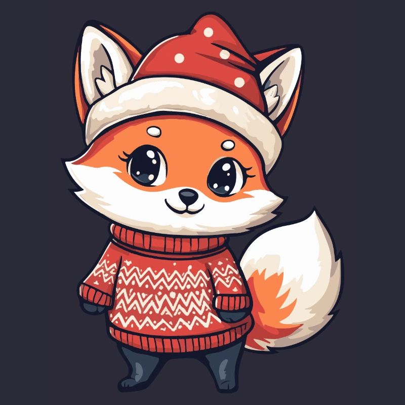 Fuchs Weihnachten Comic