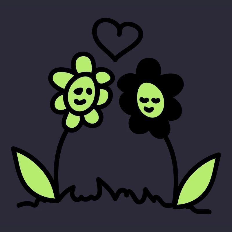 Fleurs dans l'amour