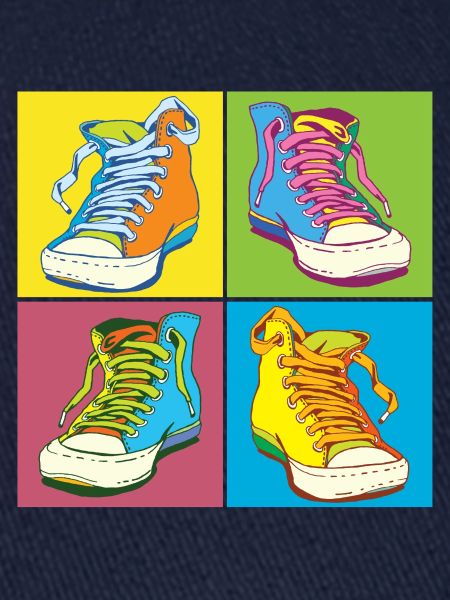 Andy Warhol Pop-Art Schuhe