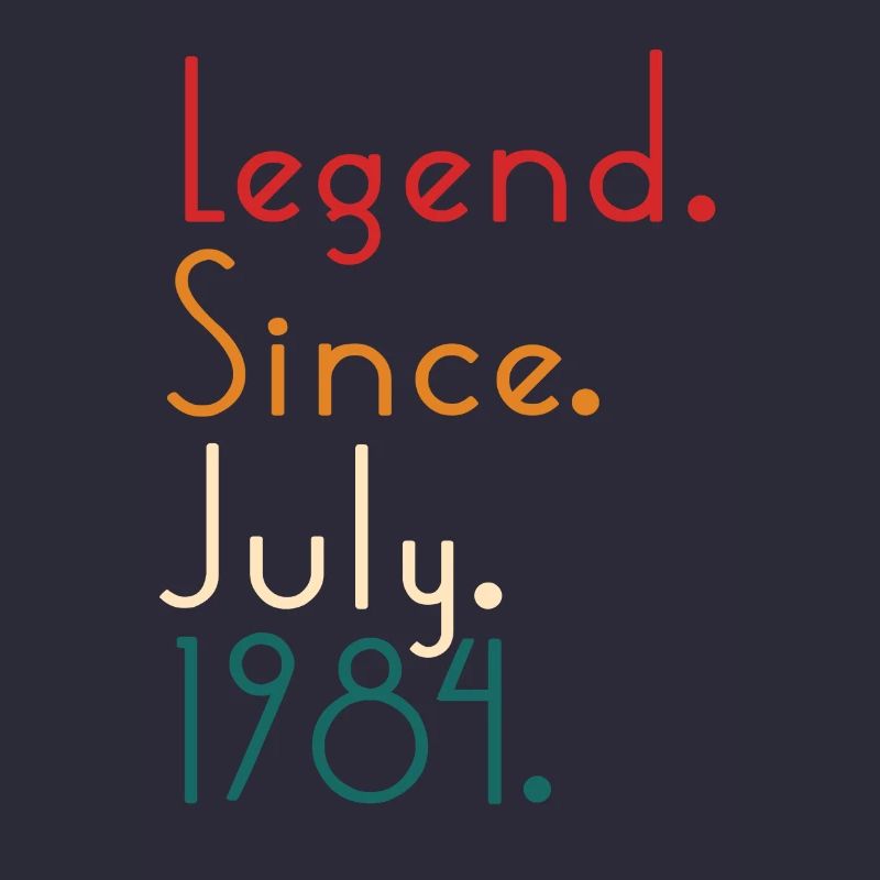 Legende seit Juli 1984