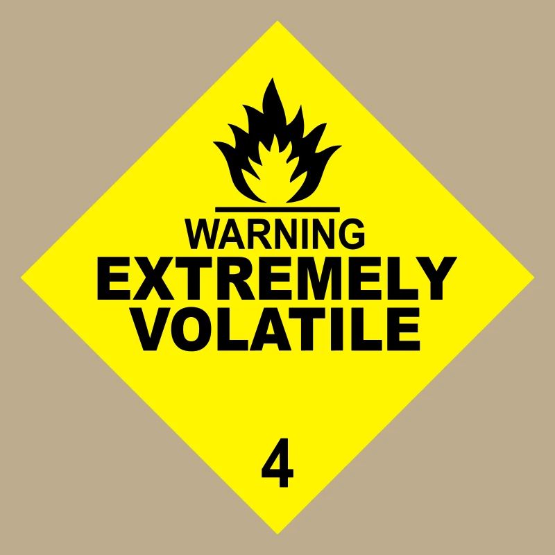 warning extremely volatile square II 2c