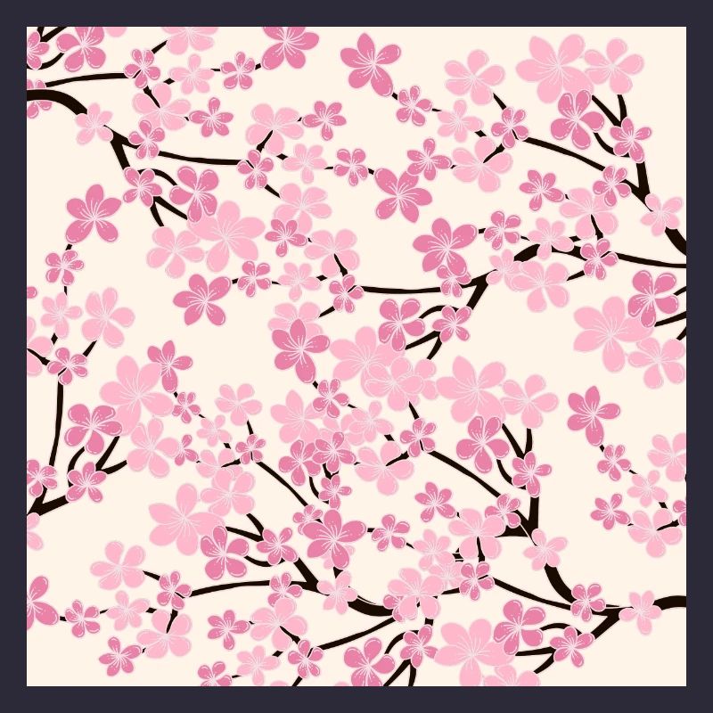 Rosa Kirschblüte Muster - Sakura