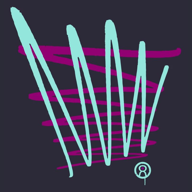 Graffiti lines zigzag