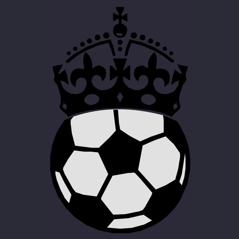 Fussball mit Krone