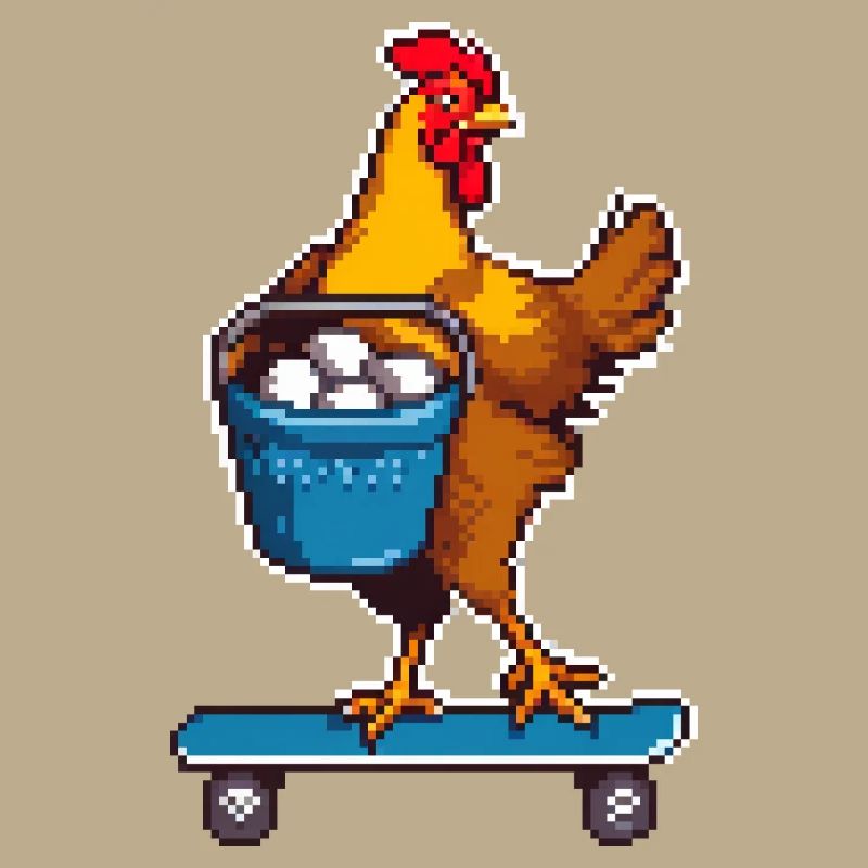 Skateboard-Gegacker