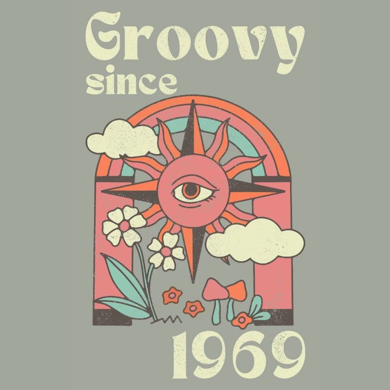 Groovy since 1969 with retro graphics