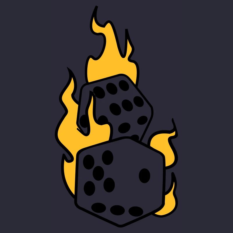 dices in flames