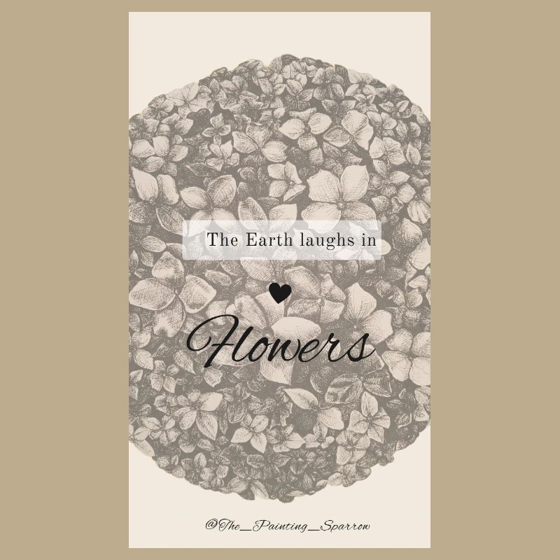 « La Terre rit dans les fleurs »