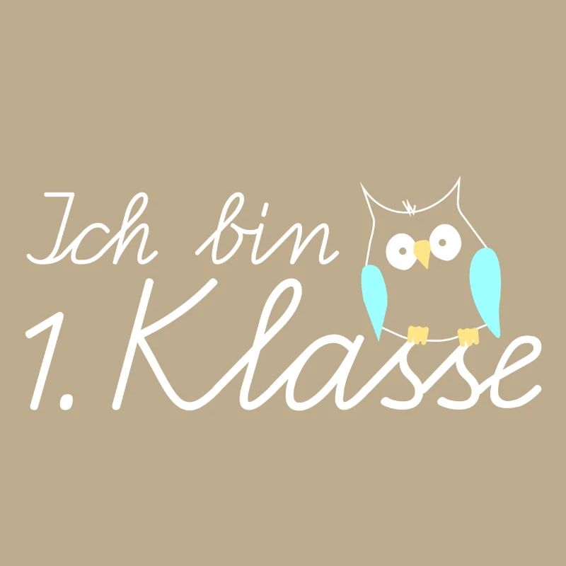 Einschulung Ich Bin 1. Klasse Eule