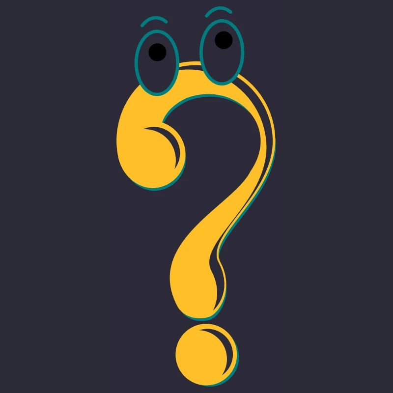 Fragezeichen Figur Symbol Idee Geschenk Comic