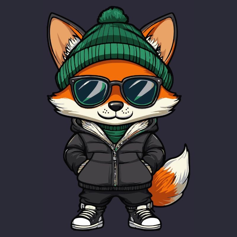 Fuchs Winter Comic