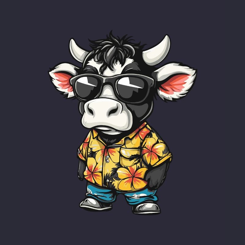 Kuh Comic Cool Sommer