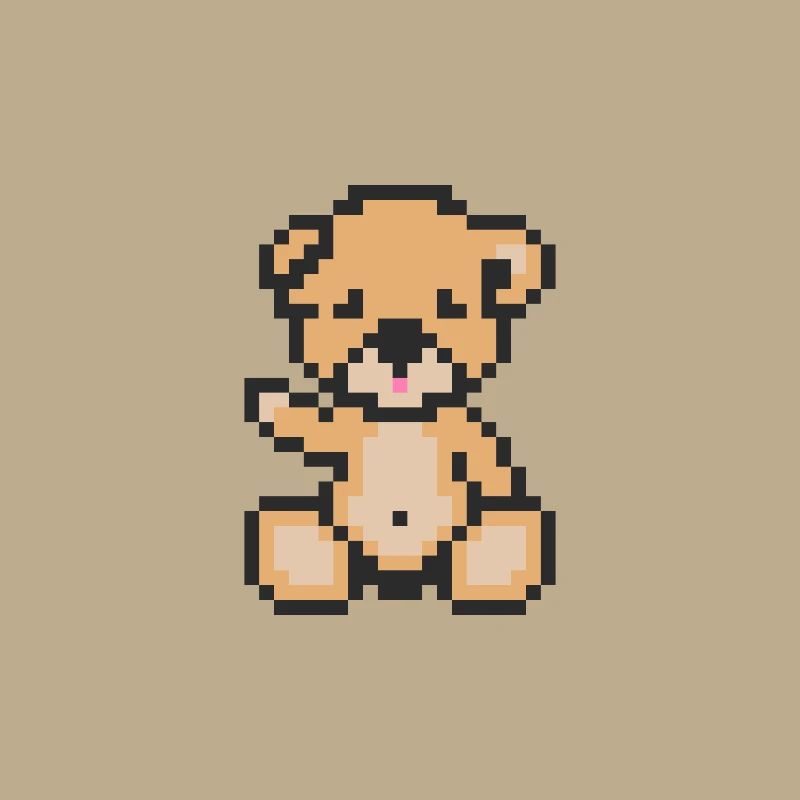 Pixel Bär Licht