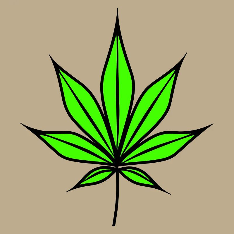 Hanfblatt Weed Hanf Symbol