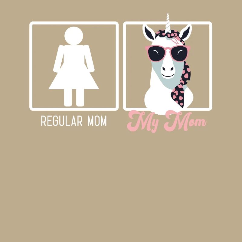 Lustiger Mutter Vergleich Einhorn Mama Design