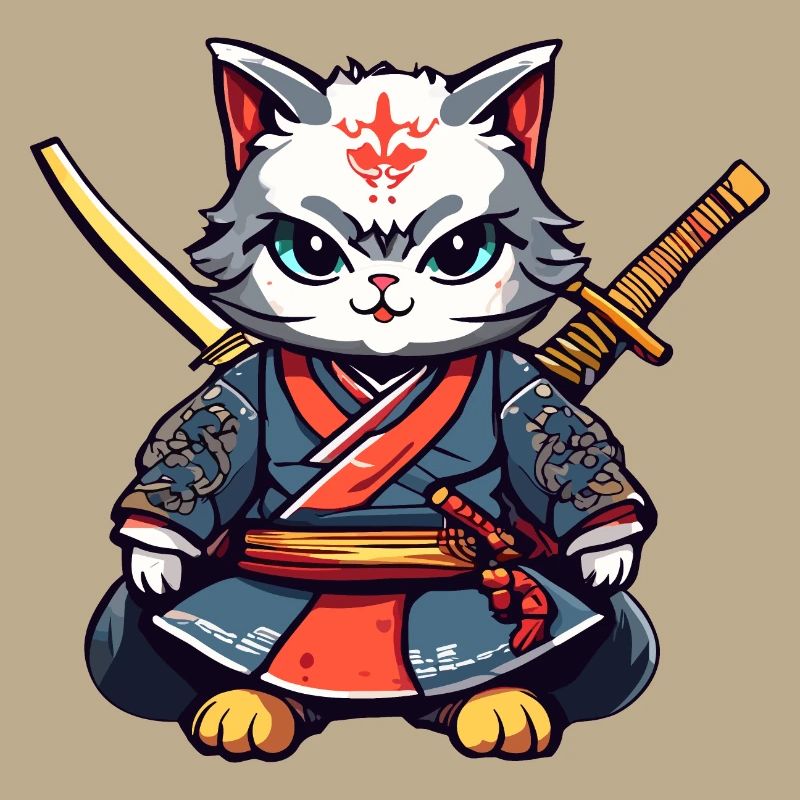 Samurai Cat #40