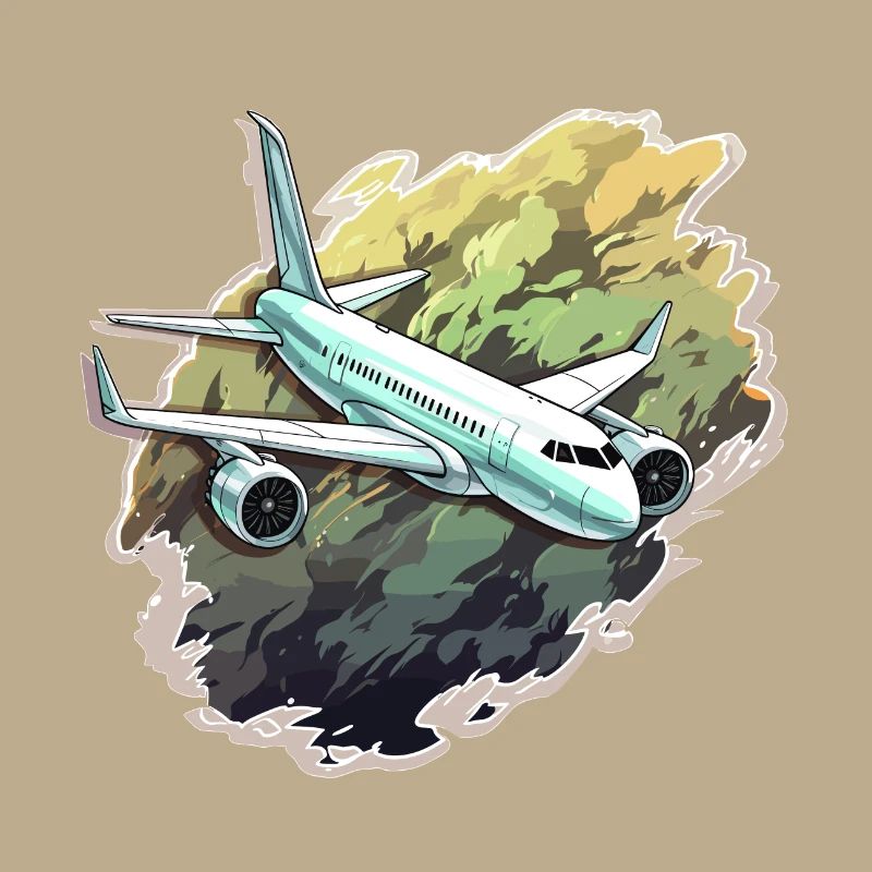 Flugzeug - Illustration