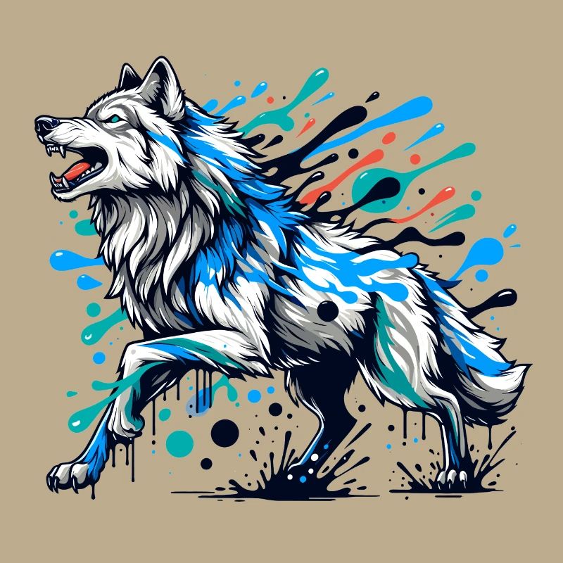 Wunderschöner Wolf