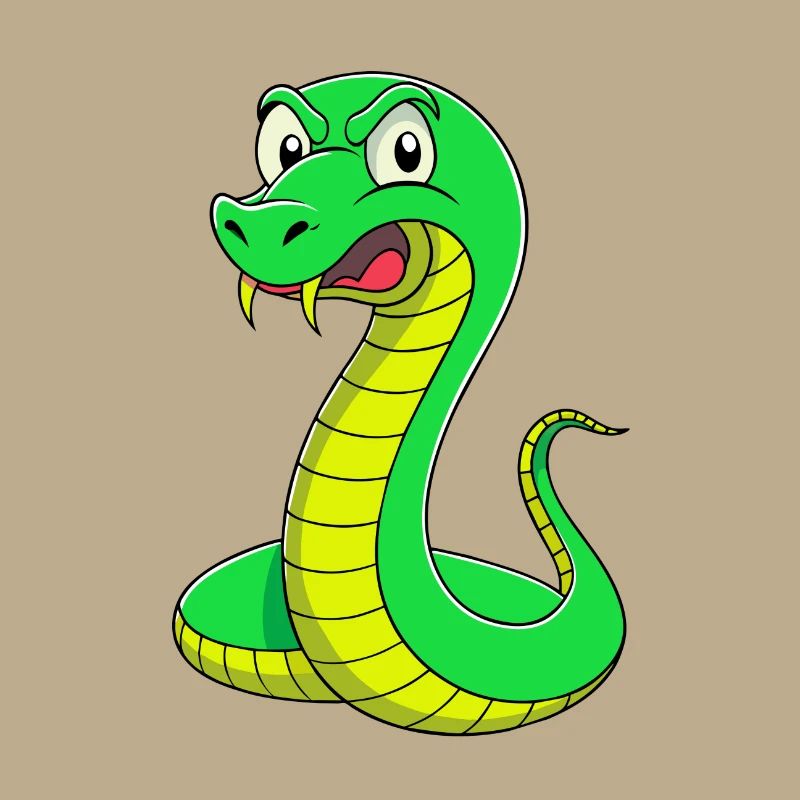 Serpent dégoûté : une expression sinueuse