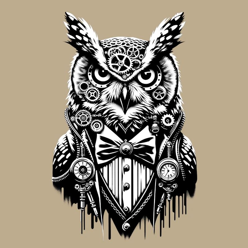 Nacht-Eule | Technik-Eule | Nerd-Uhu