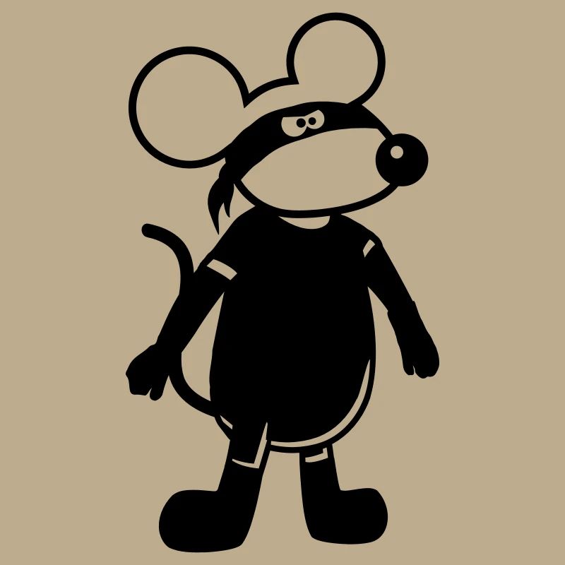 Mouse Evil Robber Ninja Raid Thief Burglar