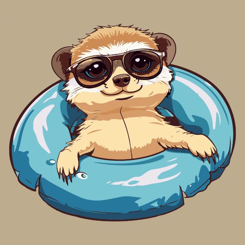 Erdmännchen Comic Cool