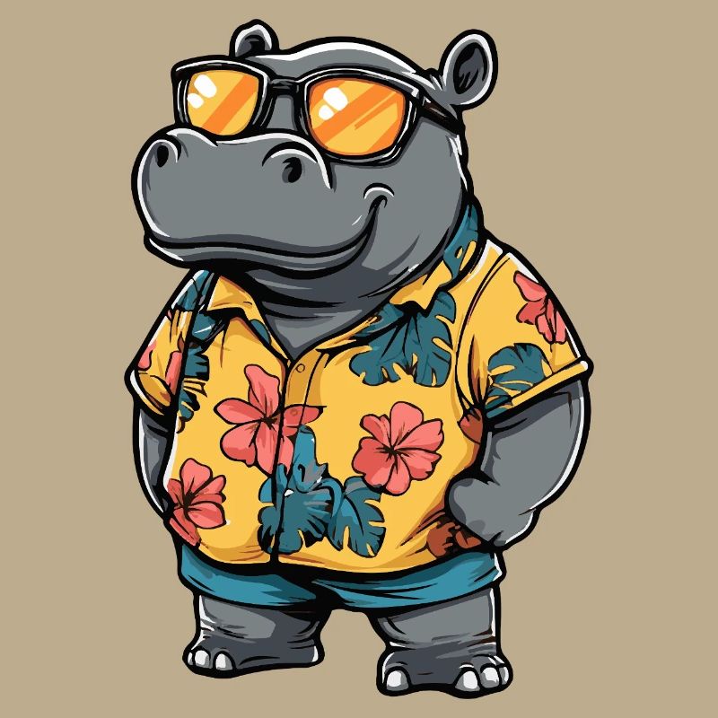 Hippo Comic Vacation