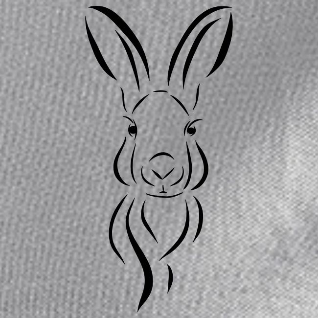 Hase Kopf Illustrartion Feldhase Löffel