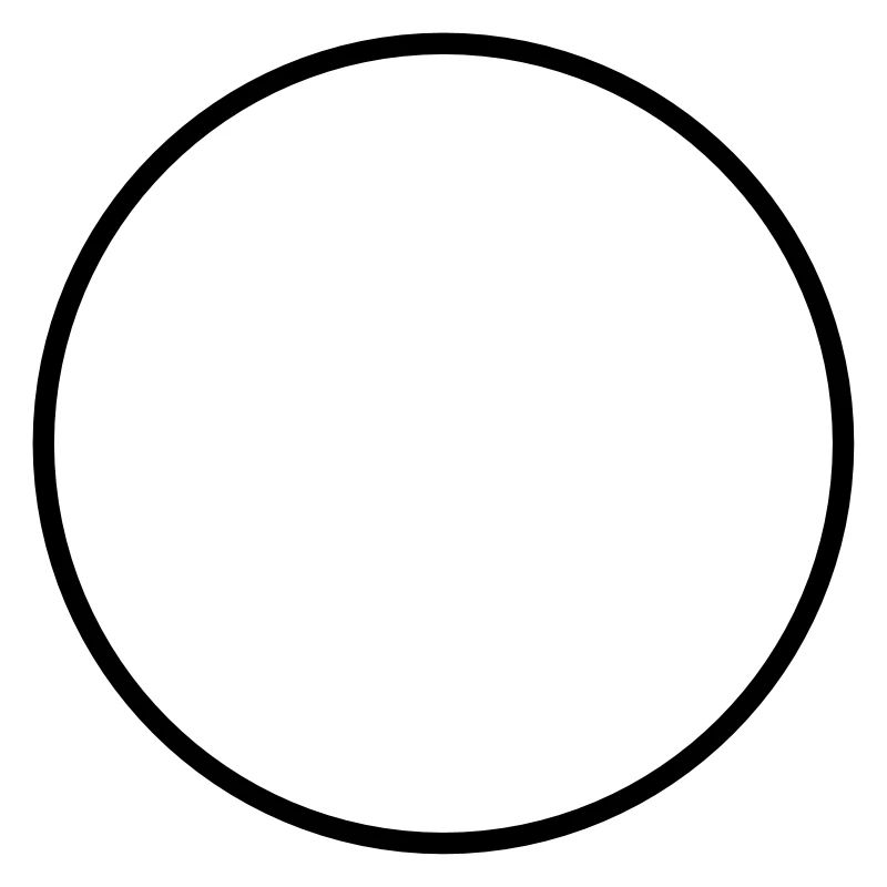Mathematik Symbol - Kreis