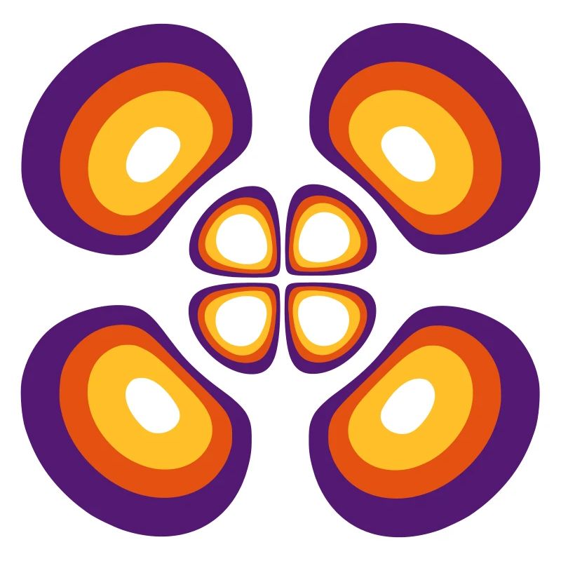 Probability density Hydrogen atom (4,2,1)