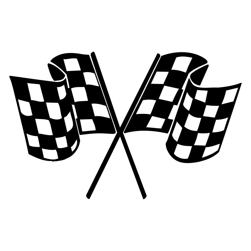 Drapeau Course Cible Voiture