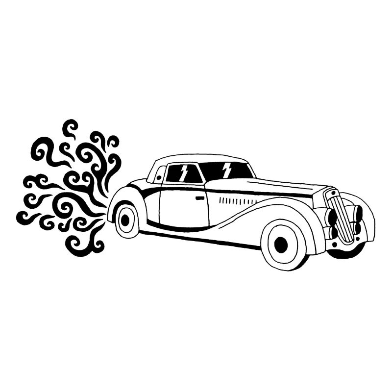 Schwarzer Oldtimer
