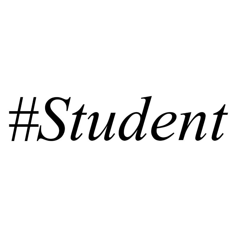 #Student Logo Noir