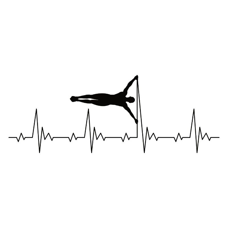 Calisthenics Human Flag Heartbeat Frequency Pulse
