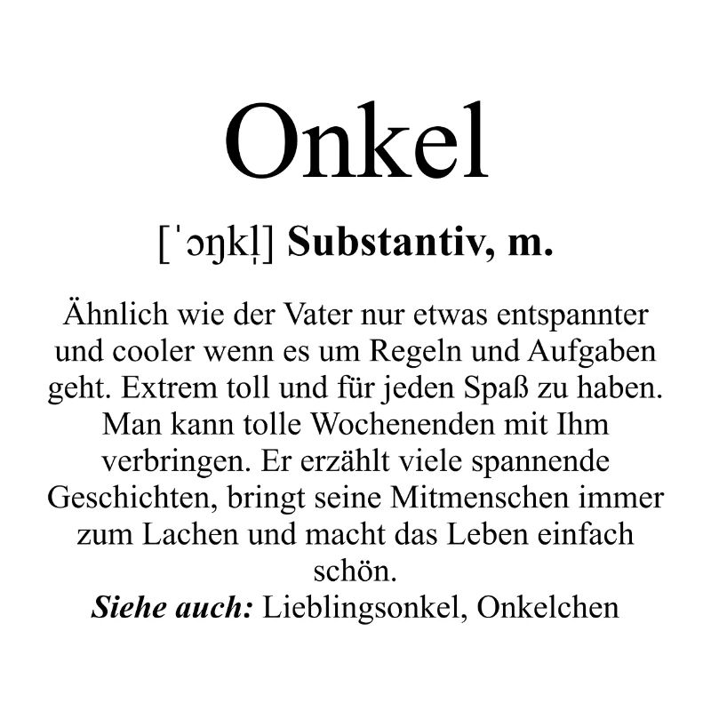 Onkel Definition Dictionary